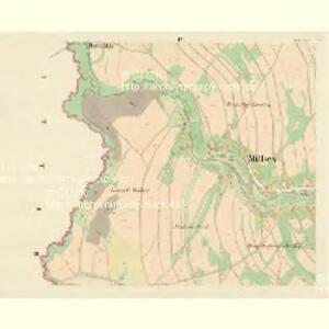 Milbes (Milowany) - m1807-1-004 - Kaiserpflichtexemplar der Landkarten des stabilen Katasters