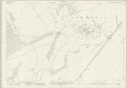 Gloucestershire XXXVI.13 (includes: Chedworth; Coln St Dennis; Yanworth) - 25 Inch Map
