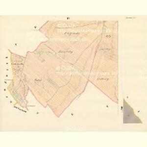 Tetschütz (Tessice) - m3092-1-004 - Kaiserpflichtexemplar der Landkarten des stabilen Katasters