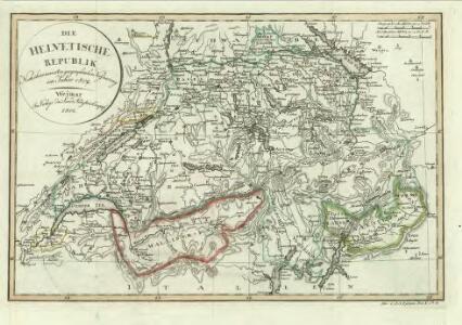 Die Helvetische Republik: Nach ihrer neuesten geographischen Verfassung im Jahre 1802