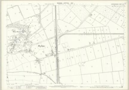 Huntingdonshire IX.8 (includes: Conington; Denton and Caldecote; Holme) - 25 Inch Map