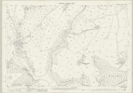 Cornwall LXXVI.12 (includes: Constantine; Mawgan in Meneage; St Martin in Meneage; Wendron) - 25 Inch Map