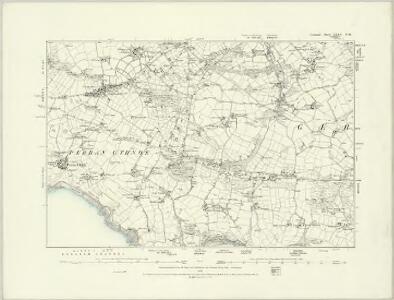 Cornwall LXXV.SE - OS Six-Inch Map