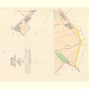 Aujezd - c7627-1-001 - Kaiserpflichtexemplar der Landkarten des stabilen Katasters