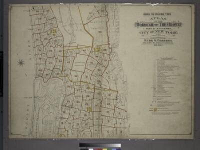 Index to Volume Two: Atlas of the Borough of the Bronx, City of New York. Part of 24th Ward.