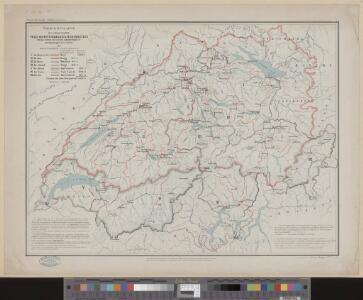 Übersichtskarte des schweizerischen Pegel- und Witterungsstationennetzes