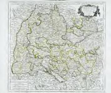 Cercle de Souabe, dans lequel sont distingués les principaux etats, et les enclaves de la maison d'Autriche