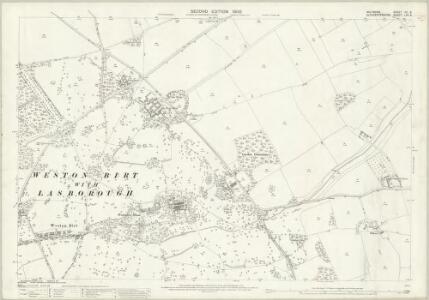 Wiltshire VII.8 (includes: Sherston; Shipton Moyne; Tetbury Upton; Westonbirt) - 25 Inch Map