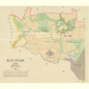 Klein Wiklek - c4418-1-001 - Kaiserpflichtexemplar der Landkarten des stabilen Katasters