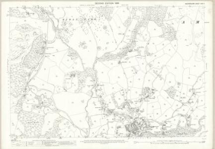 Westmorland XXVI.6 (includes: Ambleside; Rydal And Loughrigg) - 25 Inch Map