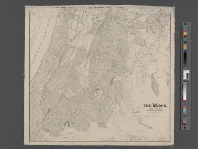 Map of the Bronx. [including part of Yonkers, Mount Vernon, and New Rochelle].