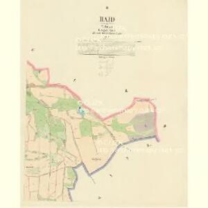 Haid - c0358-1-002 - Kaiserpflichtexemplar der Landkarten des stabilen Katasters