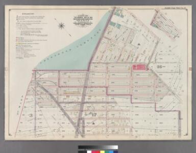 Part of Wards 29 & 30, Land Map Sections, Nos. 3, 16 & 17, Volume 2, Brooklyn Borough, New York City.