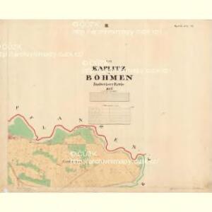 Kaplitz - c3043-1-004 - Kaiserpflichtexemplar der Landkarten des stabilen Katasters