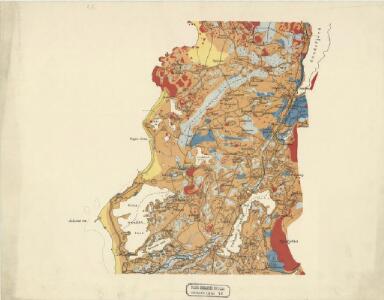 Geologiske kart 43c: Kart over Jæderen med Angivelse av Høideforholdene og Jordbundens Art