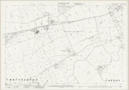 Cheshire XXXIX.9 (includes: Barrow; Christleton; Cotton Edmunds; Guilden Sutton; Littleton; Tarvin) - 25 Inch Map