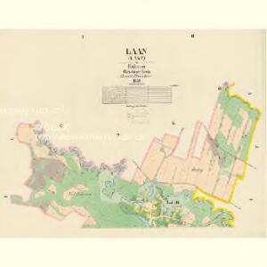 Laan (Lany) - c3805-1-001 - Kaiserpflichtexemplar der Landkarten des stabilen Katasters