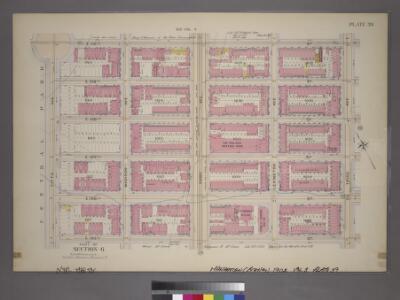 Plate 39, Part of Section 6: [Bounded by E. 110th Street, Third Avenue, E. 105th Street and Fifth Avenue.]