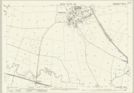 Northamptonshire X.11 (includes: Ashley; Drayton; Medbourne; Slawston; Weston by Welland) - 25 Inch Map