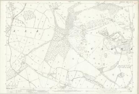Derbyshire LVIII.13 (includes: Calke; Derby Hills; Ticknall) - 25 Inch Map