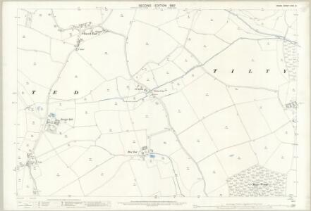 Essex (1st Ed/Rev 1862-96) XXIII.3 (includes: Broxted; Tilty) - 25 Inch Map