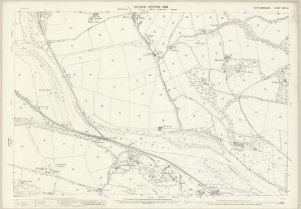 Northumberland (Old Series) XCIV.2 (includes: Acomb; Hexham; Sandhoe; Warden) - 25 Inch Map