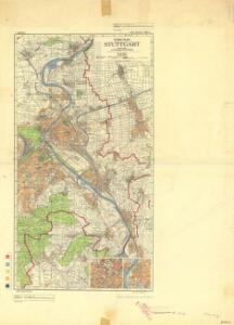 Town Plan of Stuttgart, 1936 - sheet 2.