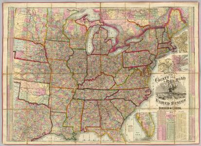 Watson's New County and Railroad Map of the United States.