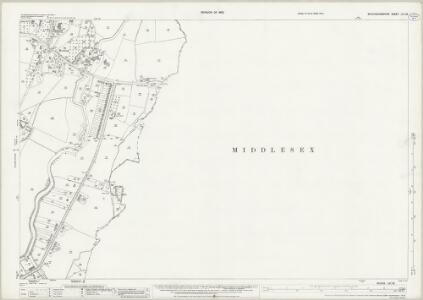 Buckinghamshire LVI.16 (includes: Horton; Staines; Stanwell) - 25 Inch Map