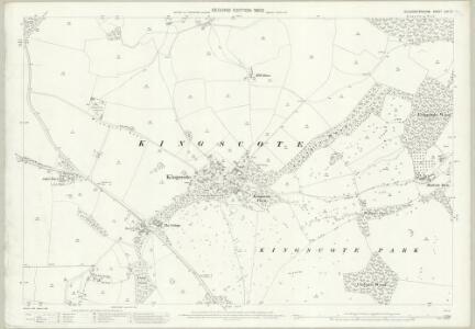 Gloucestershire LVII.6 (includes: Horsley; Kingscote) - 25 Inch Map
