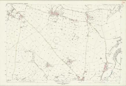 Cornwall XXII.7 (includes: Lewannick; Linkinhorne; North Hill) - 25 Inch Map