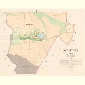 Schaplawa - c7701-1-002 - Kaiserpflichtexemplar der Landkarten des stabilen Katasters