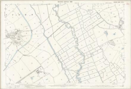 Cheshire XXXI.12 (includes: Croughton; Picton; Stoke; Thornton Le Moors; Wervin; Wimbolds Trafford) - 25 Inch Map