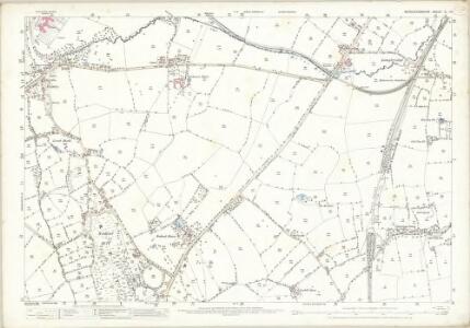 Worcestershire X.14 (includes: Birmingham; Bromsgrove; Cofton Hackett) - 25 Inch Map