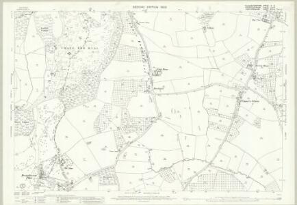 Gloucestershire X.8 (includes: Berrow; Birtsmorton; Bromsberrow; Eastnor; Pendock; Redmarley Dabitot) - 25 Inch Map