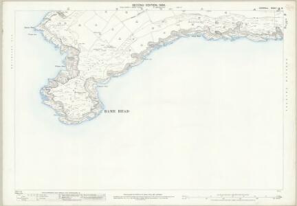 Cornwall LV.13 (includes: Maker with Rame) - 25 Inch Map