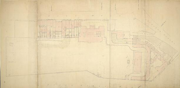 Plan of Carlton House and Garden, Warwick House and Other Houses on the South Side of Pall Mall and Cockspur Street