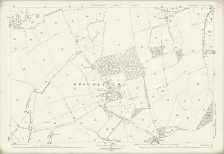 Hertfordshire VIII.15 (includes: Broadfield; Cottered; Rushden; Sandon; Throcking) - 25 Inch Map