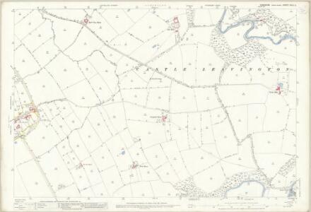 Yorkshire XXVII.8 (includes: Castle Leavington; Crathorne; Hilton; Kirk Leavington; Middleton Upon Leven) - 25 Inch Map