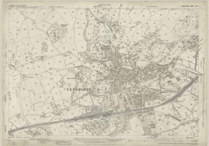 Lancashire XVI.3 (includes: Mansriggs; Osmotherley; Pennington; Ulverston) - 25 Inch Map