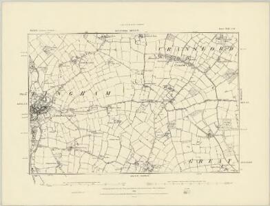 Suffolk XLIII.SW - OS Six-Inch Map