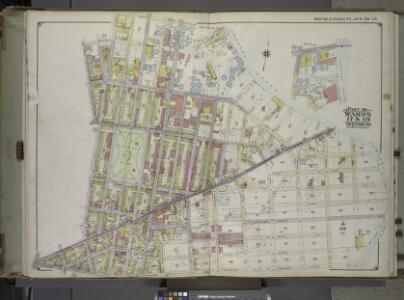 Brooklyn, Vol. 1, 2nd Part, Double Page Plate No. 35; Part of Wards 17 & 18, Section 9-10; [Map bounded by Calyer St., Newtown Creek, Richardson St. (Amos St.), Manhattan Ave., Meeker Ave.; Including Humboldt St., Nassau St., Jewel St., Meserole Ave.,...