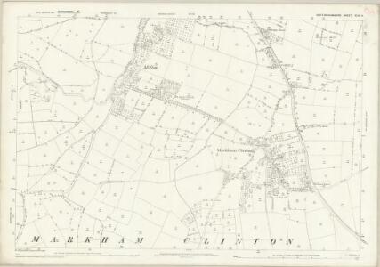 Nottinghamshire XIX.4 (includes: Bevercotes; Bothamsall; East Markham; Markham Clinton Or West Markham; West Drayton) - 25 Inch Map