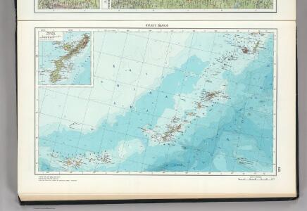 126.  Ryuku Islands.  Okinawa.  The World Atlas.