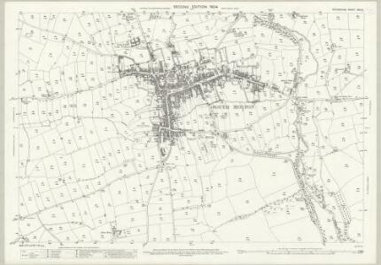 Devon XXII.5 (includes: Bishops Nympton; George Nympton; South Molton) - 25 Inch Map