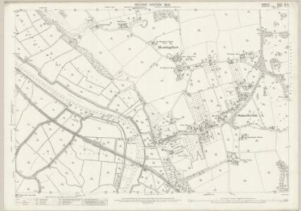 Norfolk XC.9 (includes: Aldeby; Ashby; Haddiscoe; Herringfleet; Somerleyton; Wheatacre) - 25 Inch Map