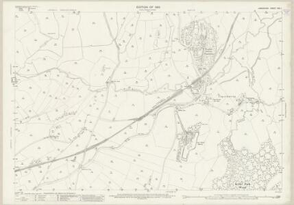 Lancashire XXV.1 (includes: Borwick; Carnforth; Over Kellet; Warton) - 25 Inch Map