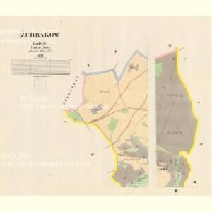 Žebrakow - c9378-1-001 - Kaiserpflichtexemplar der Landkarten des stabilen Katasters