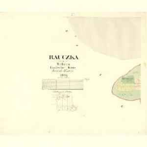 Rauczka - m2647-1-003 - Kaiserpflichtexemplar der Landkarten des stabilen Katasters
