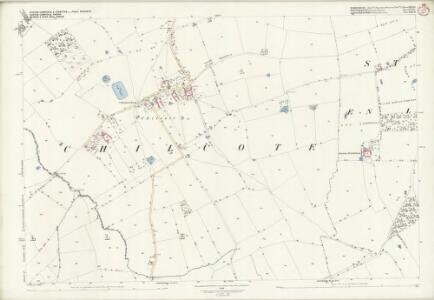 Derbyshire LXIII.10 (includes: Chilcote; Clifton Campville and Haunton; Stretton en le Field) - 25 Inch Map